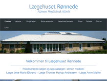 Tablet Screenshot of laegerne.net